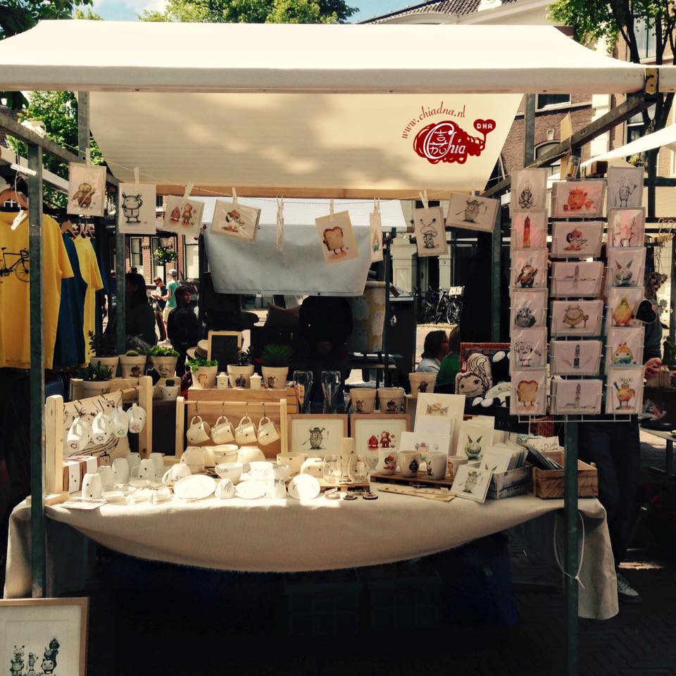 Chia DNA was at De Zelfgemaakte markt in Utrecht on 7th of June 2015.