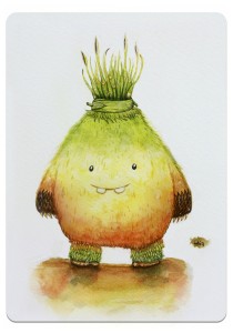 Monster postcard