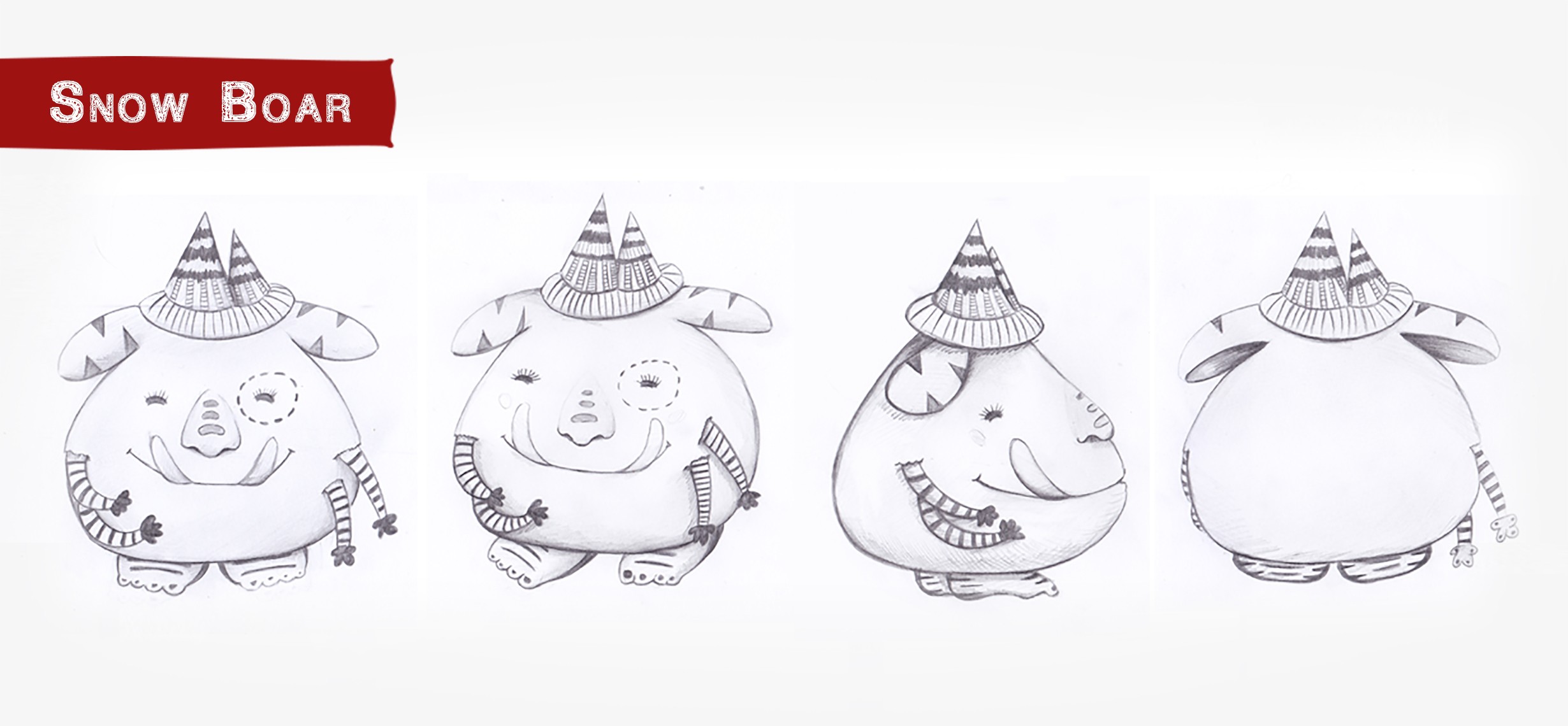 sketch-of-snow-boar