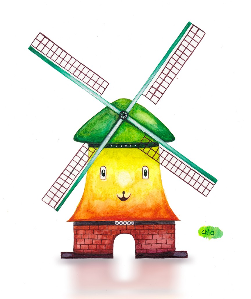 windmile-in-summer