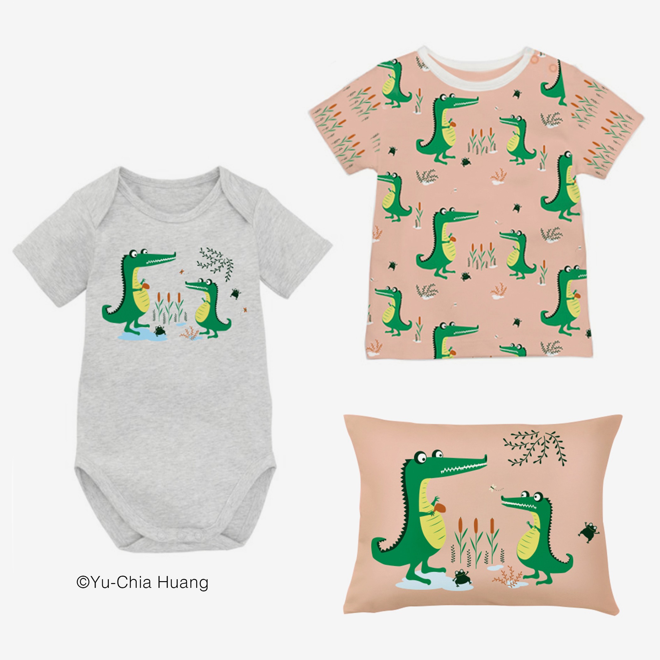 Cute Crocodiles patterns for kids