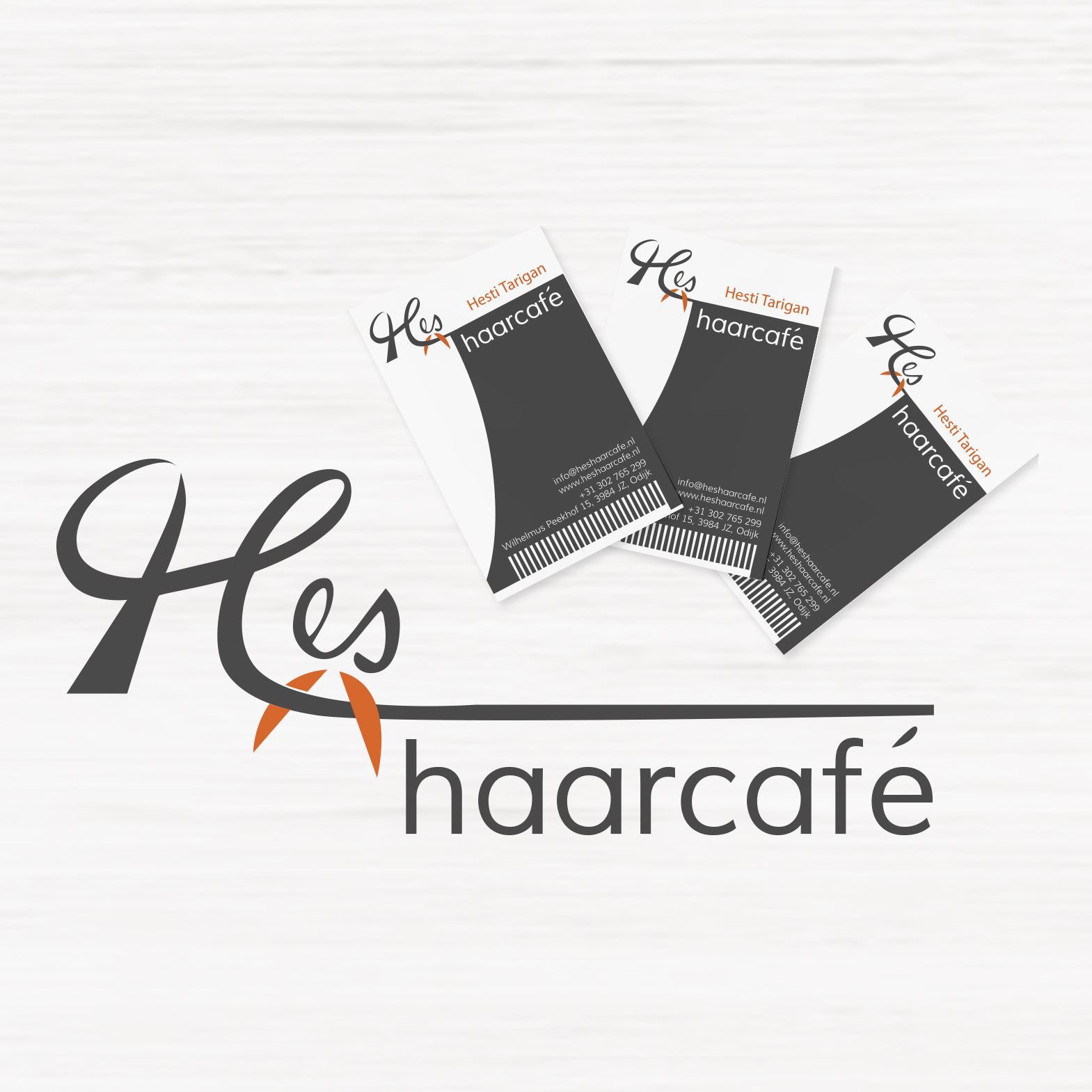 Logo & Business card design of Haarcafé