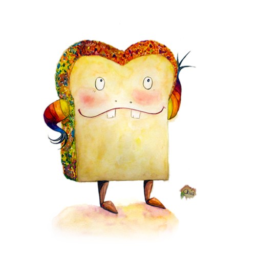 Bread Monster on Blue Monday